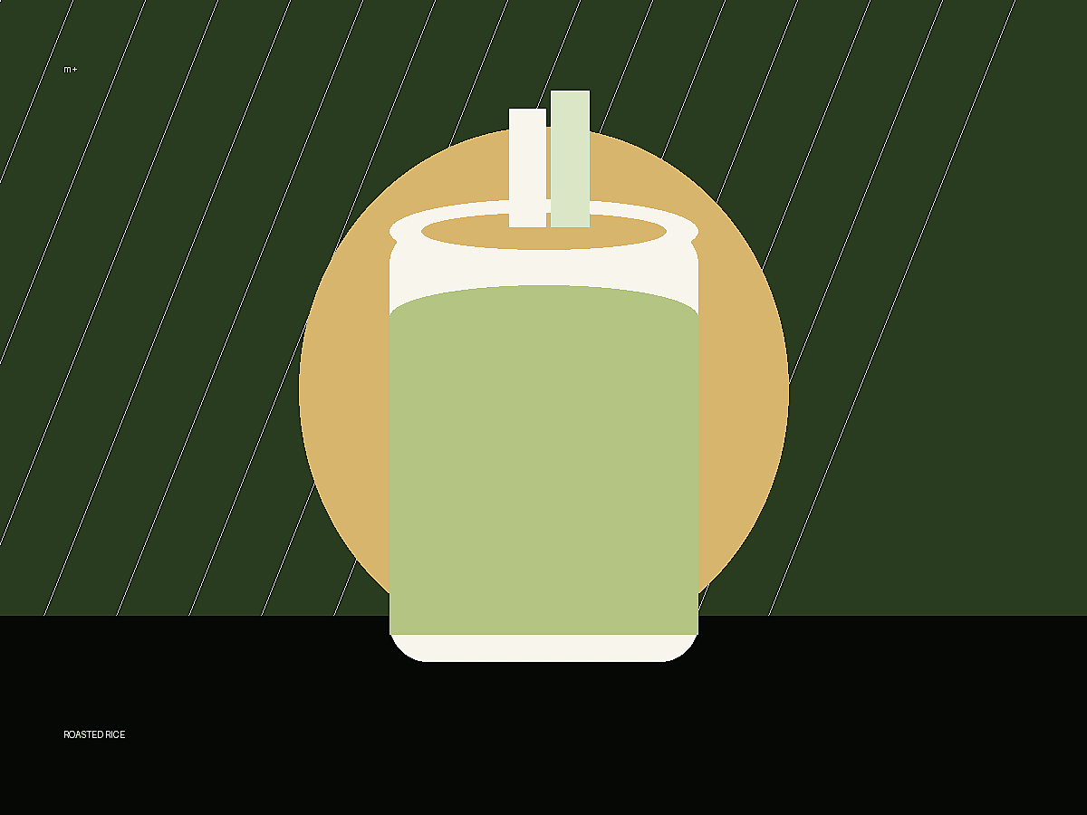 Turmeric Matcha Latte served by M Plus Matcha