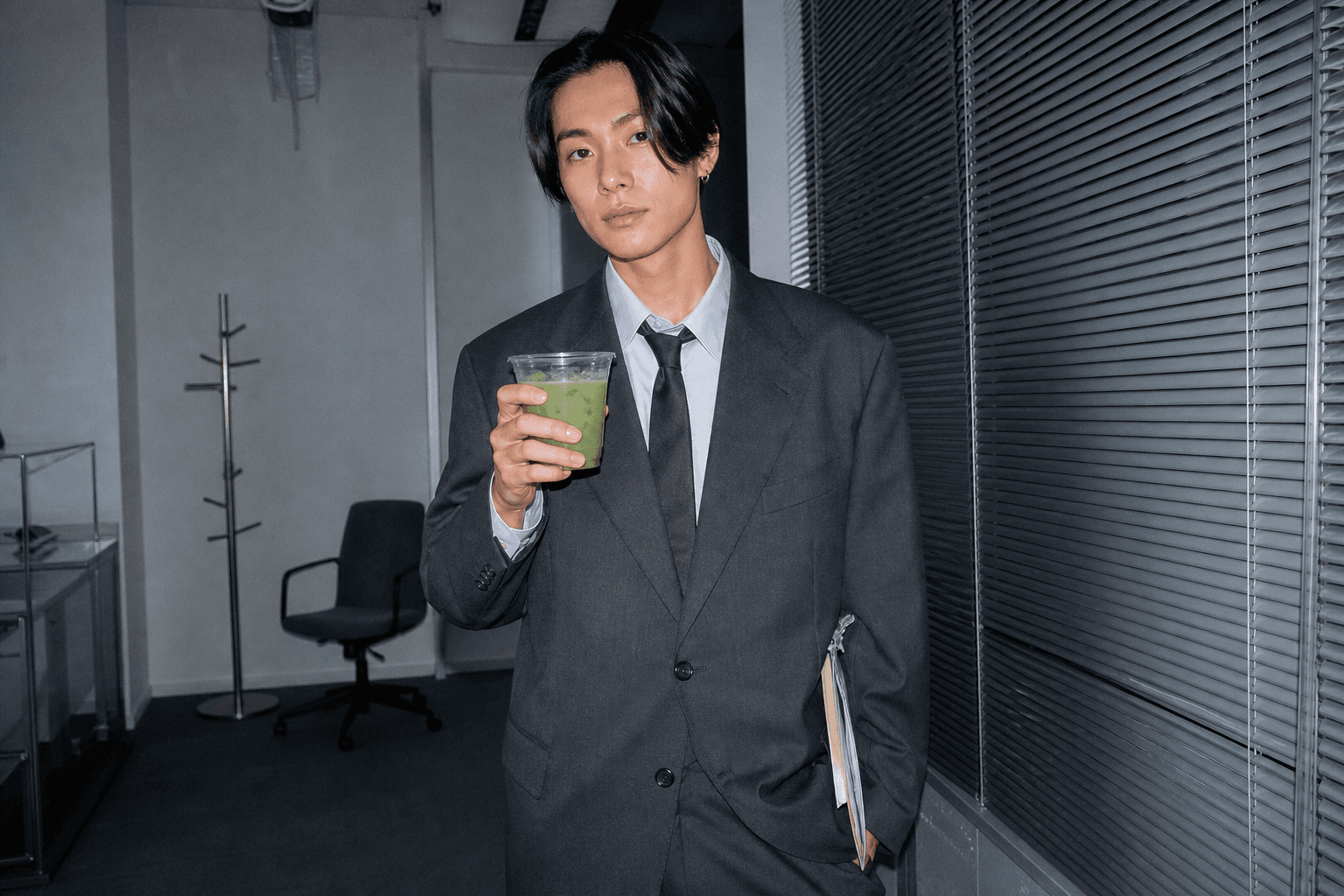 A matcha break between meetings