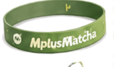 M Plus Matcha wristband