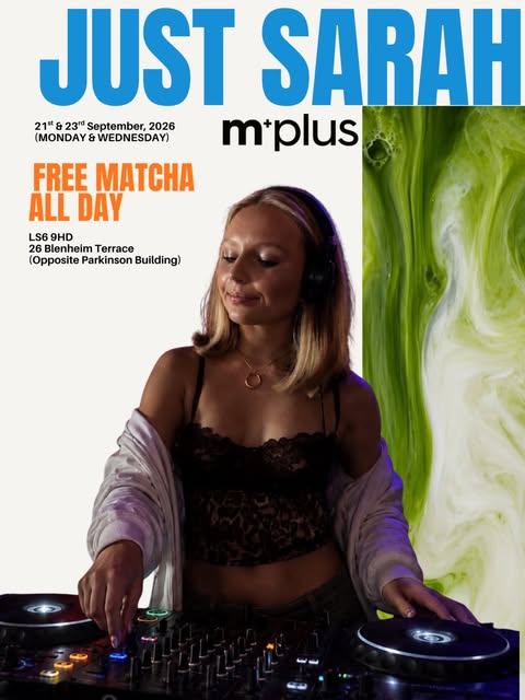 Just Sarah at M Plus Matcha